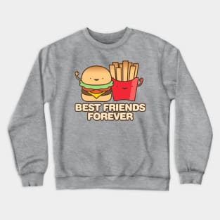 Hamburger Day Best Friends Forever Crewneck Sweatshirt